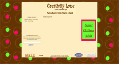 Desktop Screenshot of creativitylane.com